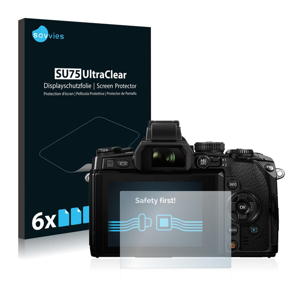 6x Savvies SU75 Screen Protector for Olympus OM-D E-M1