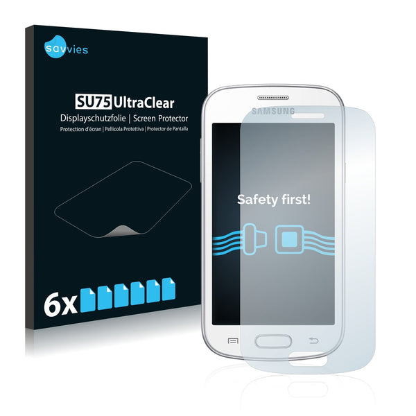 6x Savvies SU75 Screen Protector for Samsung Galaxy Trend Lite