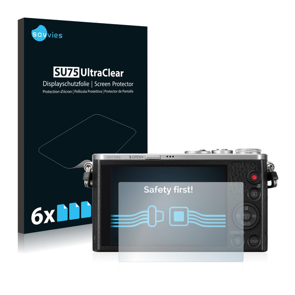 6x Savvies SU75 Screen Protector for Panasonic Lumix DMC-GM1