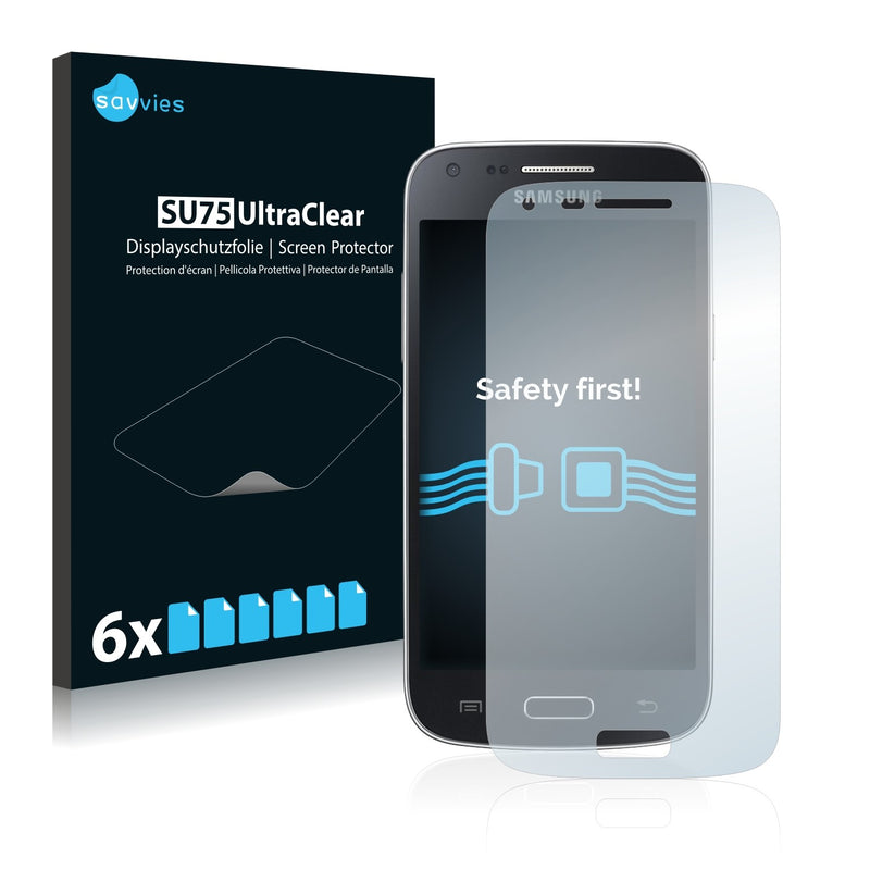 6x Savvies SU75 Screen Protector for Samsung SM-G350