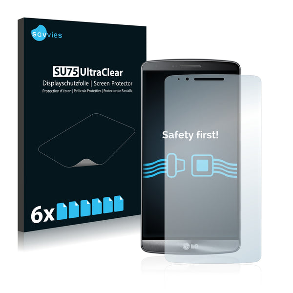 6x Savvies SU75 Screen Protector for LG G3 990