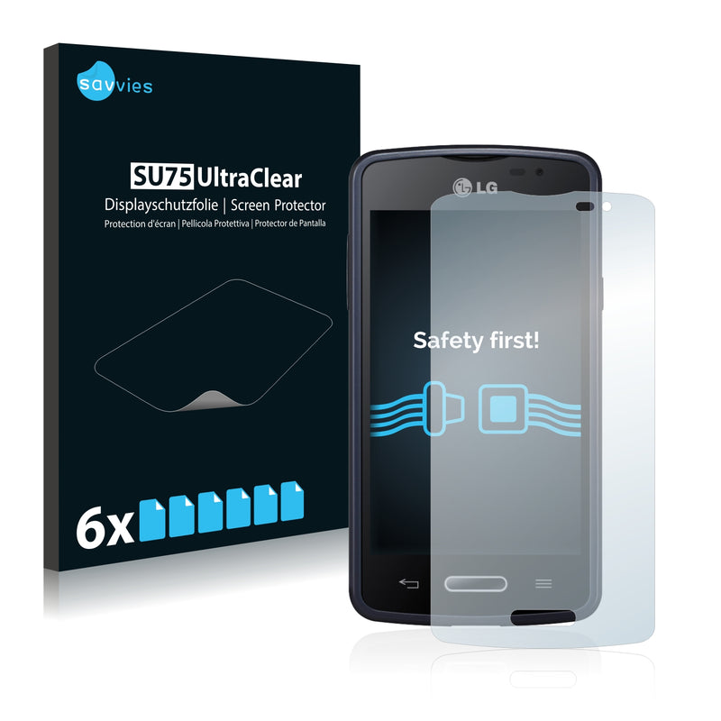 6x Savvies SU75 Screen Protector for LG L50