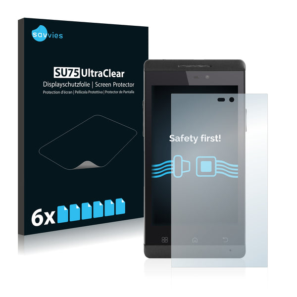 6x Savvies SU75 Screen Protector for Bogo LifeStyle 4 SL QC