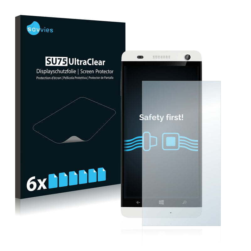 6x Savvies SU75 Screen Protector for Xolo Win Q1000