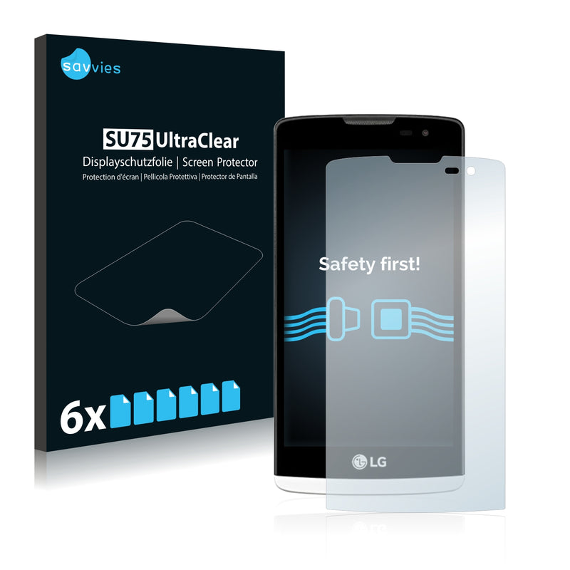 6x Savvies SU75 Screen Protector for LG Leon