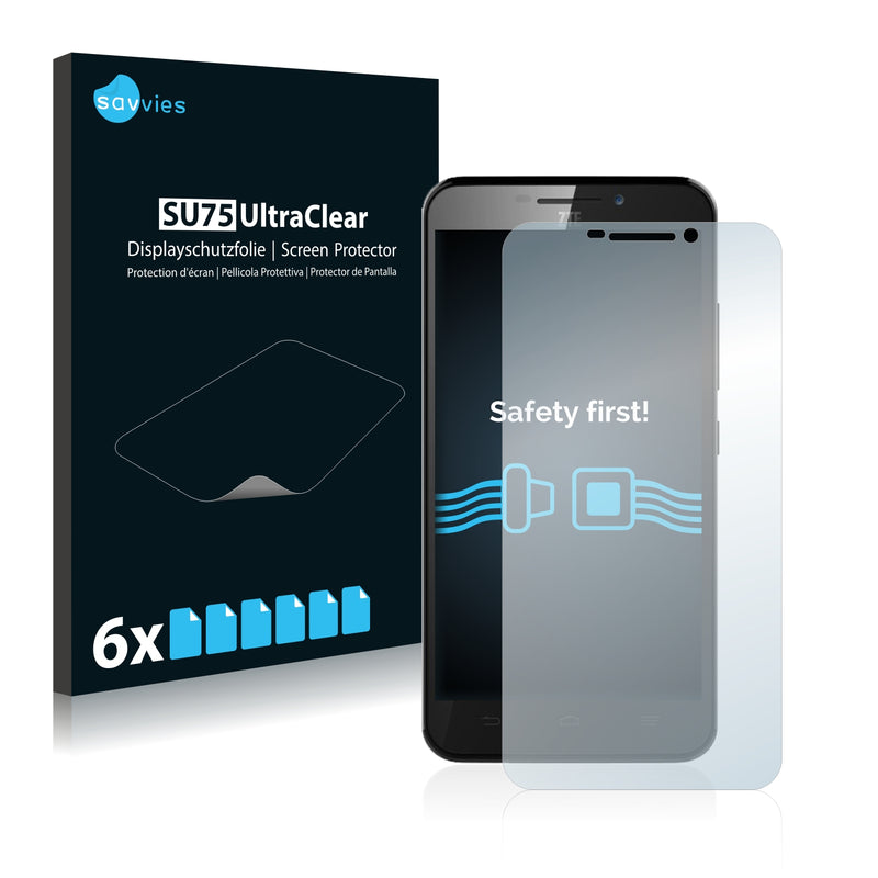 6x Savvies SU75 Screen Protector for ZTE Grand S3