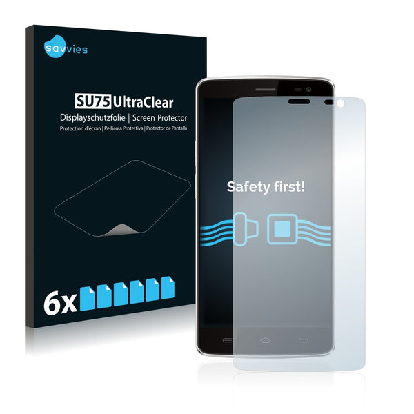 6x Savvies SU75 Screen Protector for Ulefone Be Pure