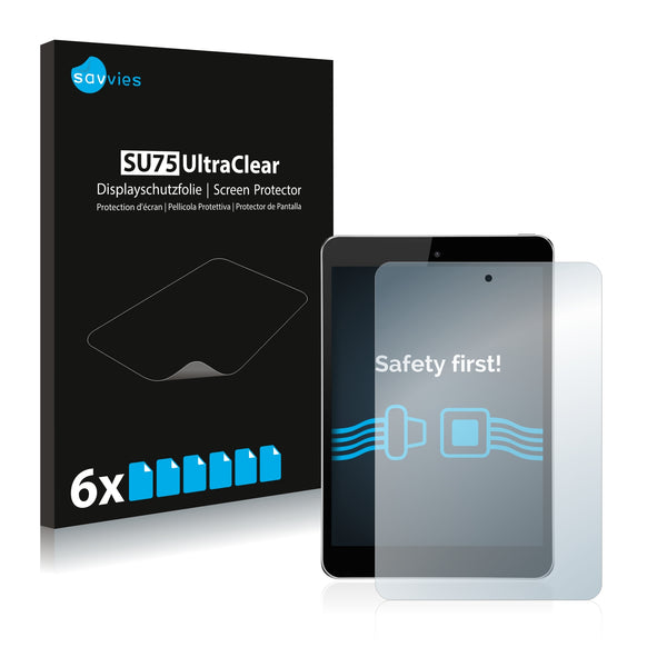 6x Savvies SU75 Screen Protector for Hisense Sero 8 Pro