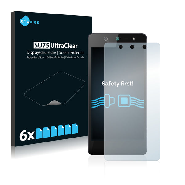 6x Savvies SU75 Screen Protector for Wiko Selfy