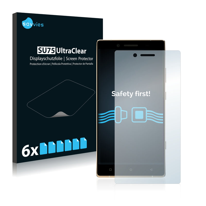 6x Savvies SU75 Screen Protector for BLU Pure XL 2015