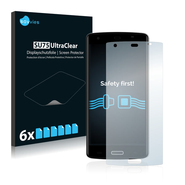 6x Savvies SU75 Screen Protector for Bluboo X6