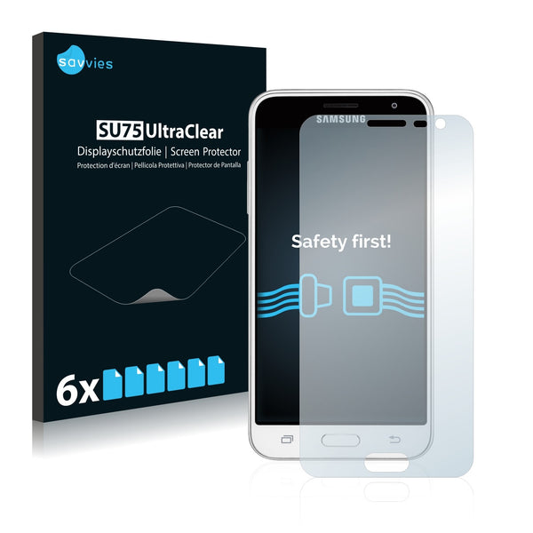 6x Savvies SU75 Screen Protector for Samsung Amp Prime