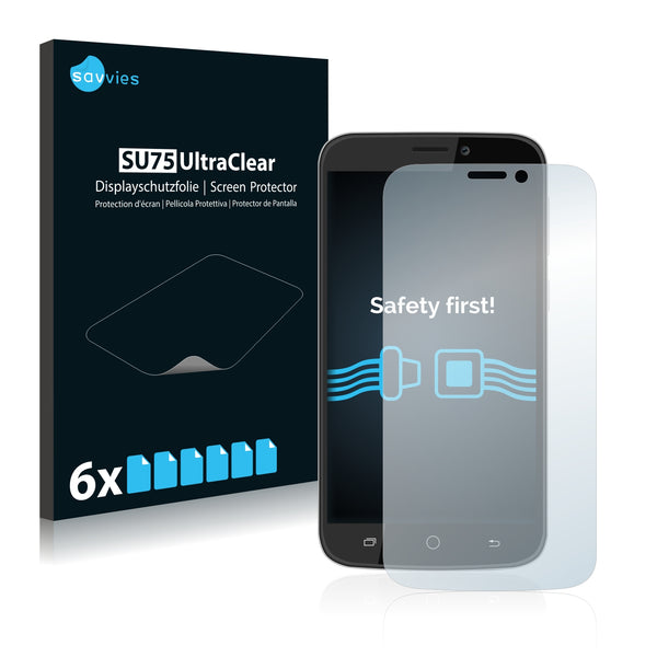6x Savvies SU75 Screen Protector for Blackview A5