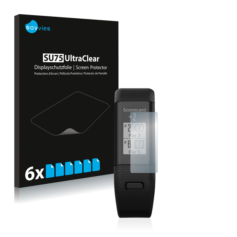 6x Savvies SU75 Screen Protector for Garmin Approach X40