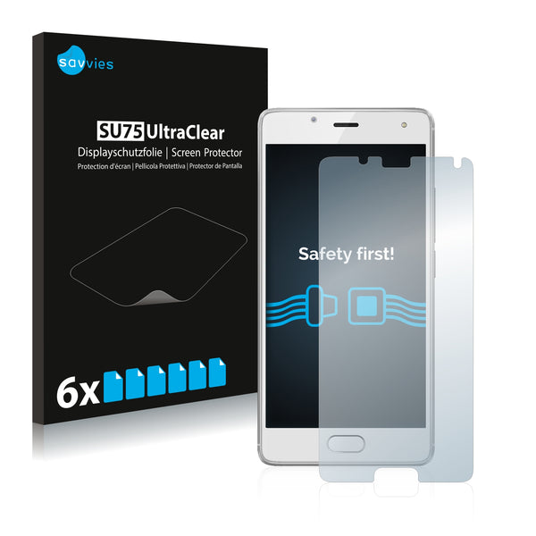 6x Savvies SU75 Screen Protector for Wiko U Feel