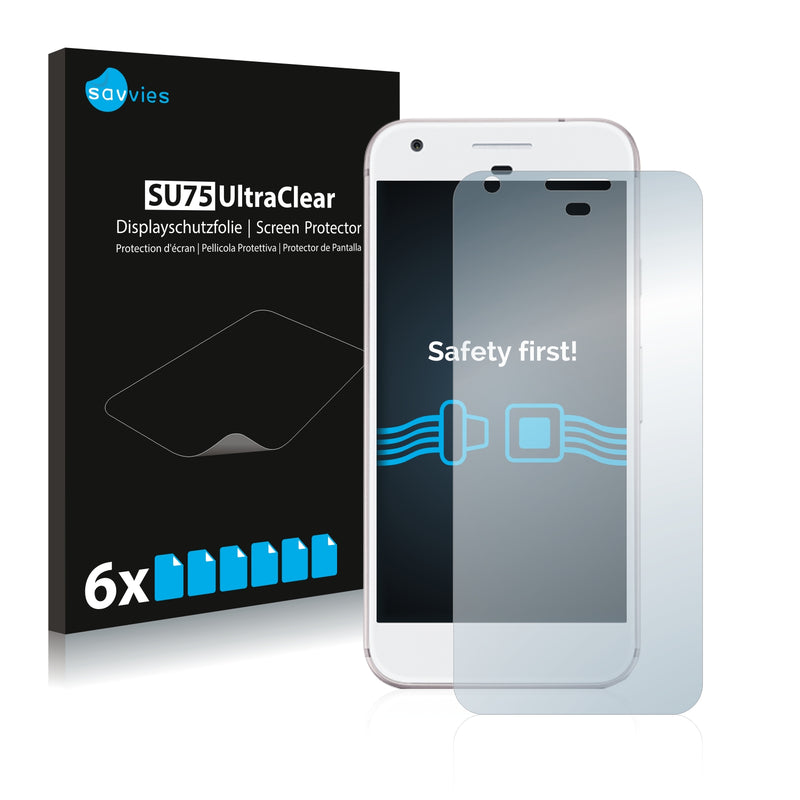 6x Savvies SU75 Screen Protector for Google Pixel