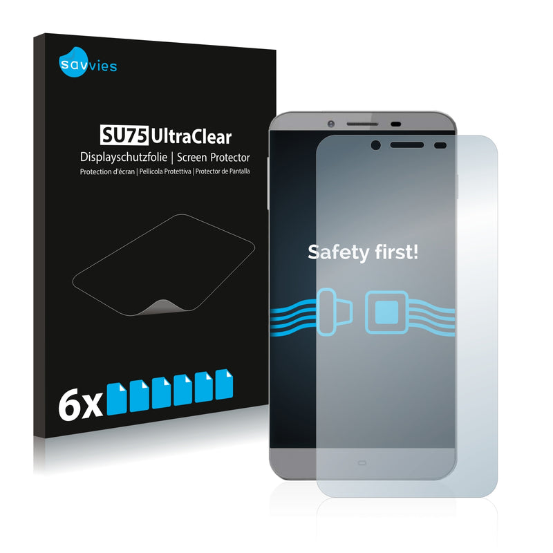 6x Savvies SU75 Screen Protector for Allview V2 Viper S