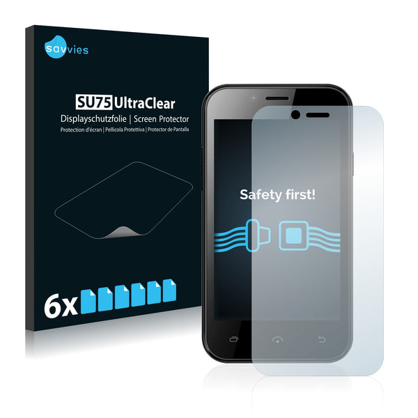 6x Savvies SU75 Screen Protector for Switel Mambo