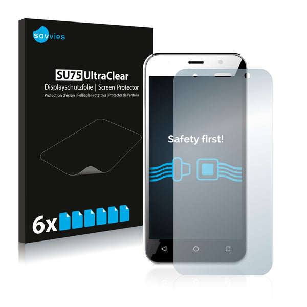 6x Savvies SU75 Screen Protector for NGM Dynamic E451