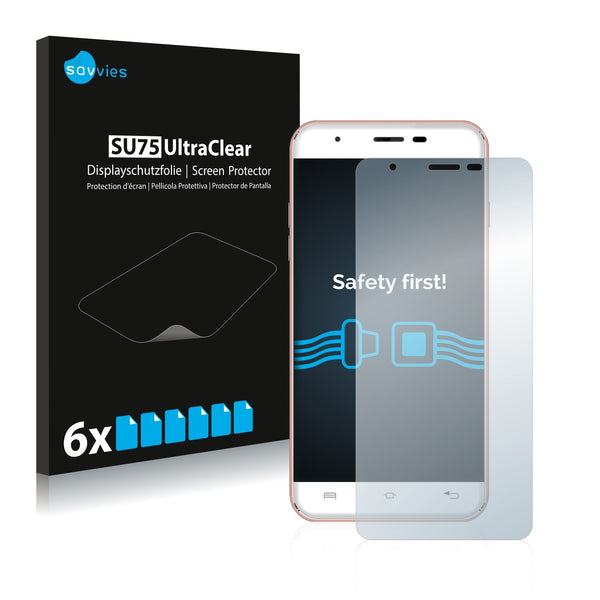 6x Savvies SU75 Screen Protector for Oukitel U7 Max