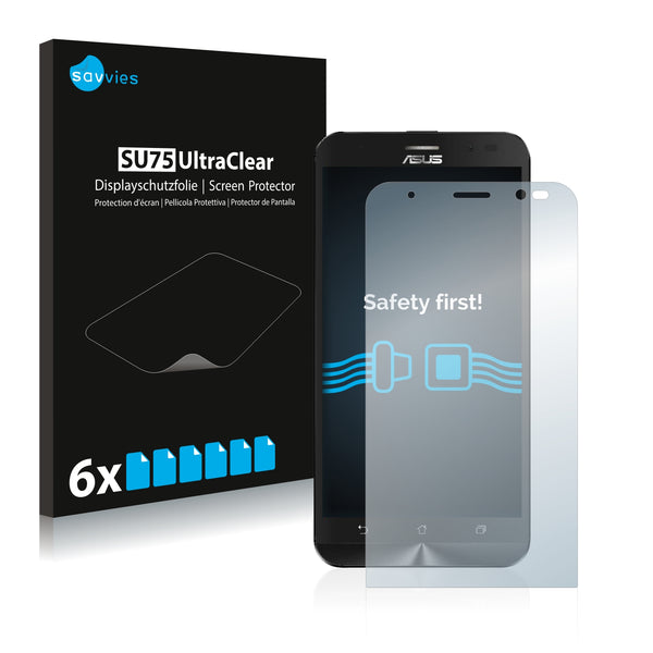 6x Savvies SU75 Screen Protector for Asus ZenFone Go ZB552KL