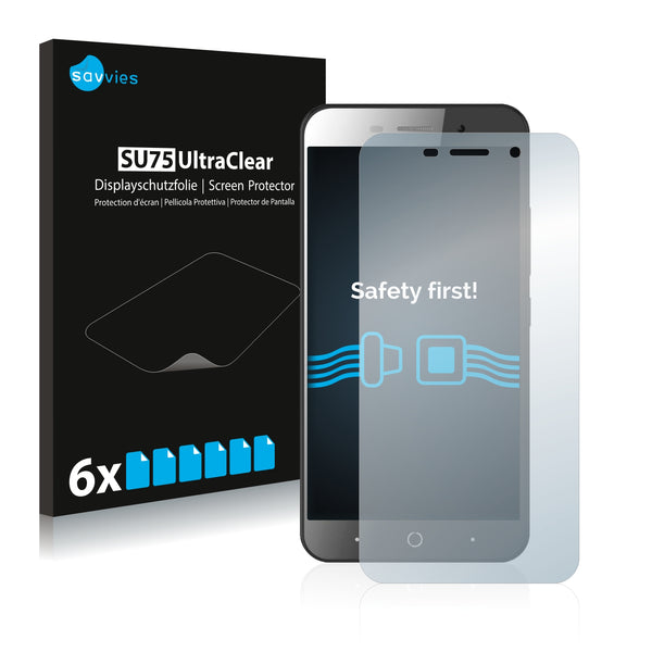6x Savvies SU75 Screen Protector for ZTE Blade A602