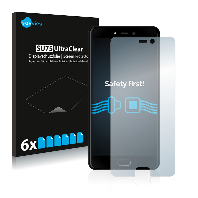 6x Savvies SU75 Screen Protector for Leagoo T5C