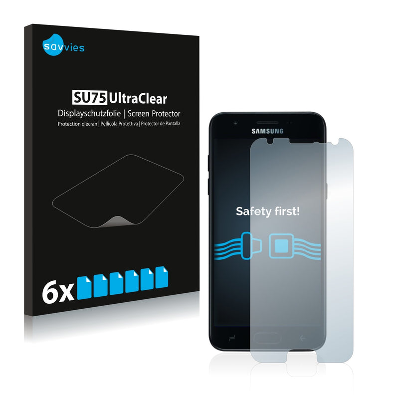 6x Savvies SU75 Screen Protector for Samsung Galaxy J3 2018