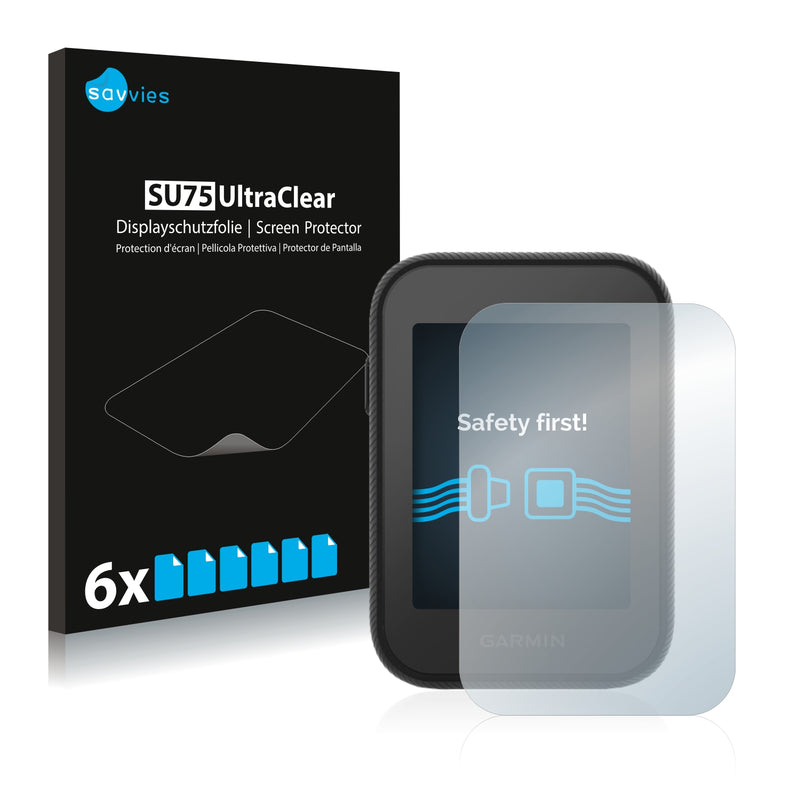 6x Savvies SU75 Screen Protector for Garmin Approach G30