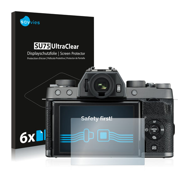 6x Savvies SU75 Screen Protector for FujiFilm X-T100