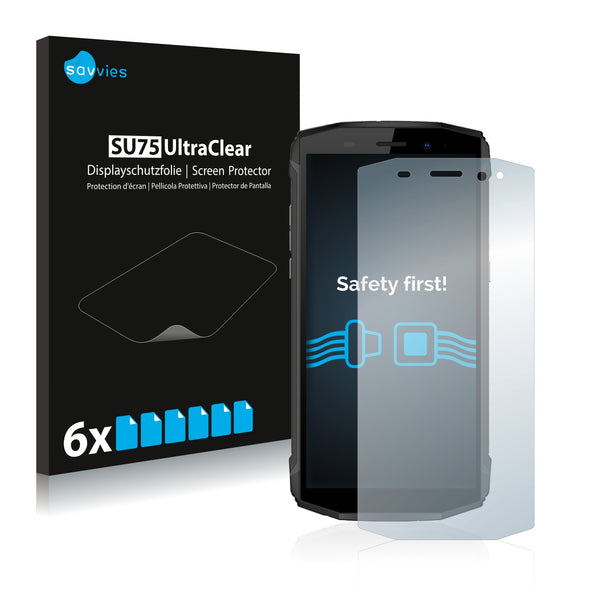 6x Savvies SU75 Screen Protector for Blackview BV5800 Pro