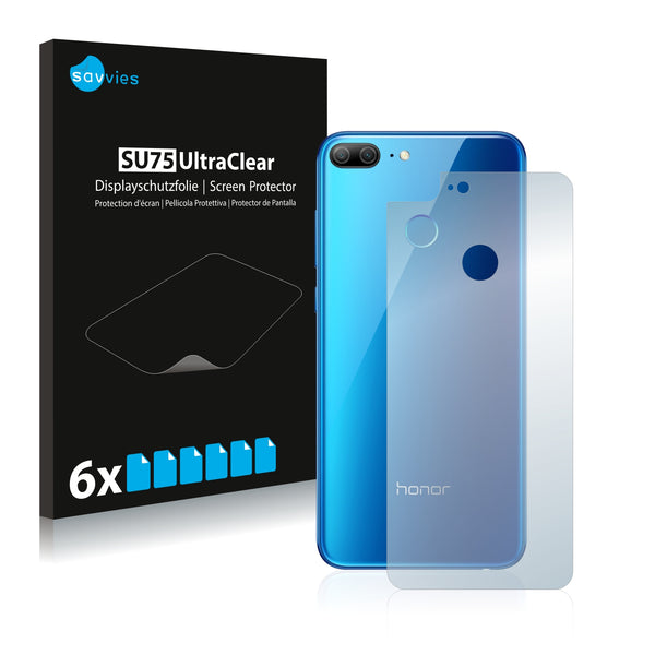 6x Savvies SU75 Screen Protector for Honor 9 Lite (Back)