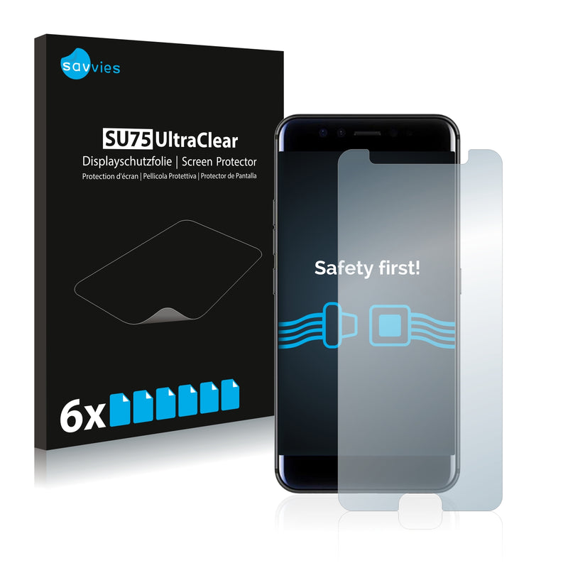 6x Savvies SU75 Screen Protector for Gome K1