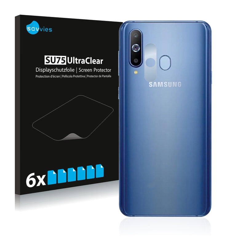 6x Savvies SU75 Screen Protector for Samsung Galaxy A8s (Camera)