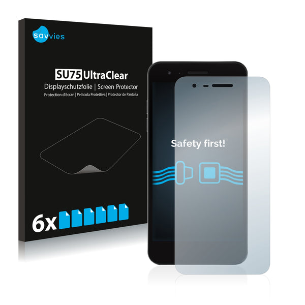 6x Savvies SU75 Screen Protector for LG Phoenix 4