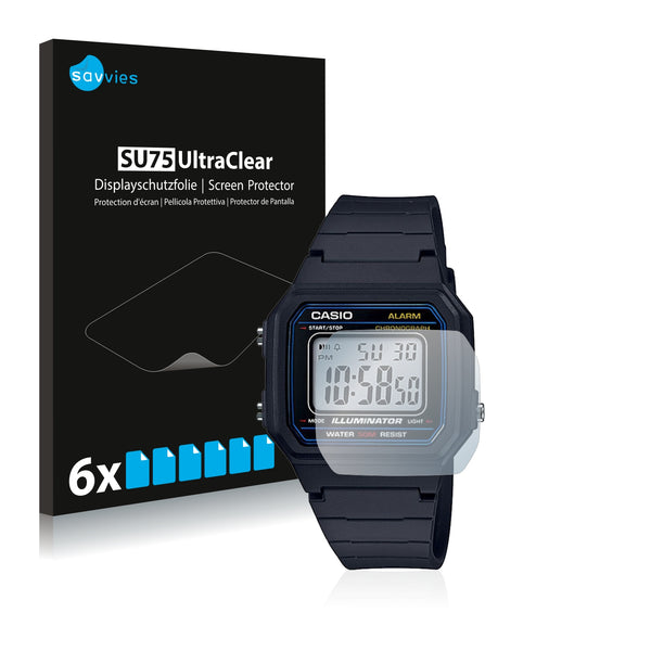 thumbnail image 2 of Casio Mdv VRWOX 3-Pcs TPU Screen Protector For F-91 F-91W F91W-1 Watch, Full Coverage Screen Protector HD Clear Anti-Bubble And Anti-Scratch For(F- 91W Vintage Casio 2 of 11
