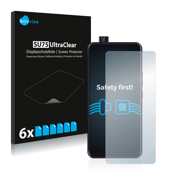 6x Savvies SU75 Screen Protector for Allview Soul X6 Xtreme