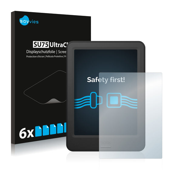 6x Savvies SU75 Screen Protector for Onyx Boox Poke Pro