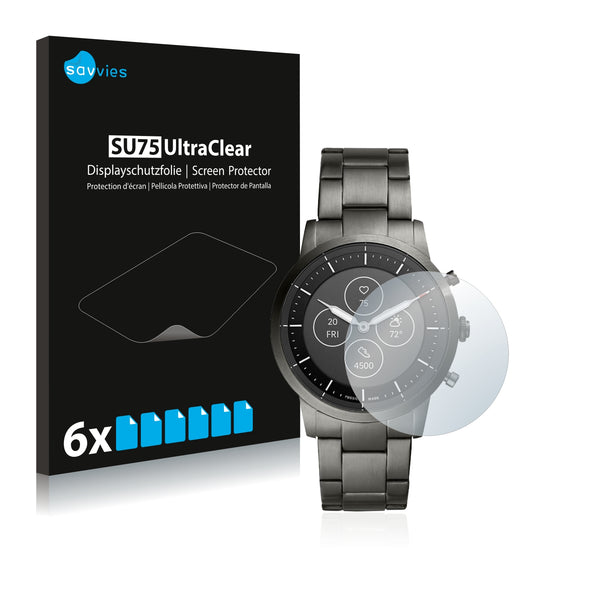 6x Savvies SU75 Screen Protector for Fossil Collider HR