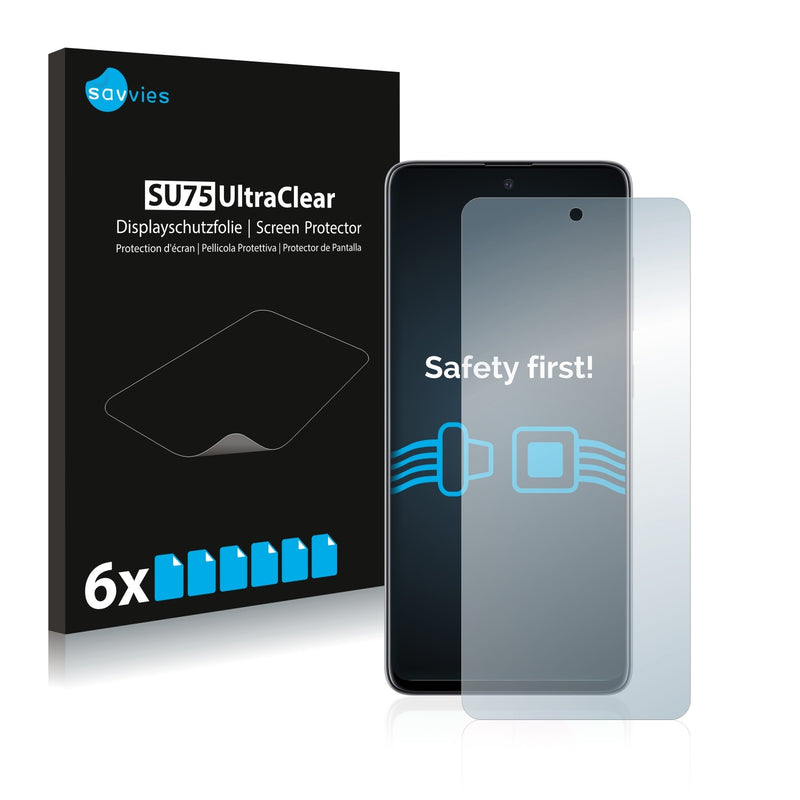6x Savvies SU75 Screen Protector for Samsung Galaxy A51