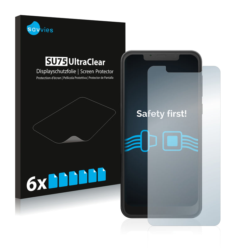 6x Savvies SU75 Screen Protector for Archos Core 62S