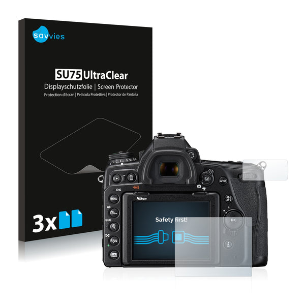 6x Savvies SU75 Screen Protector for Nikon D780