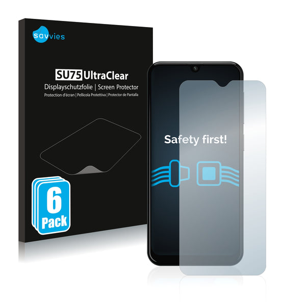 6x Savvies SU75 Screen Protector for Doogee X93