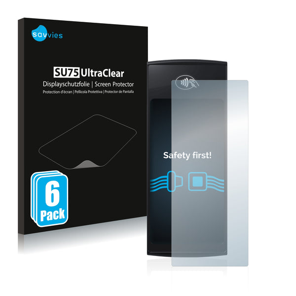 6x Savvies SU75 Screen Protector for enfore PayPad+