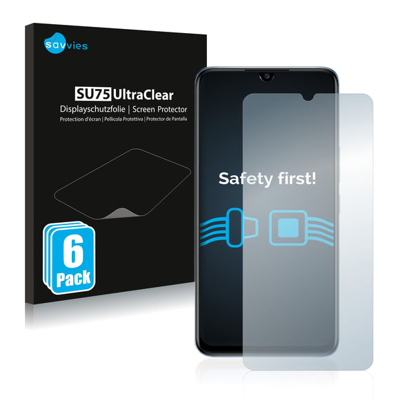 6x Savvies SU75 Screen Protector for Vivo Y71t