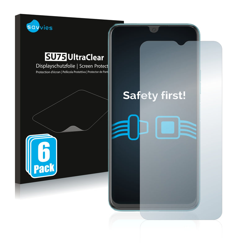 6x Savvies SU75 Screen Protector for Tecno Spark 8P