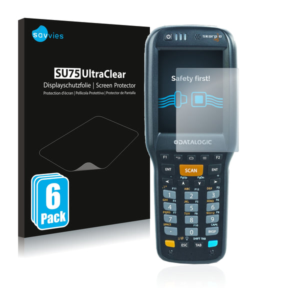 6x Savvies SU75 Screen Protector for Datalogic Falcon X4