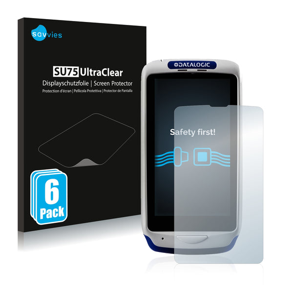 6x Savvies SU75 Screen Protector for Datalogic Joya Touch A6