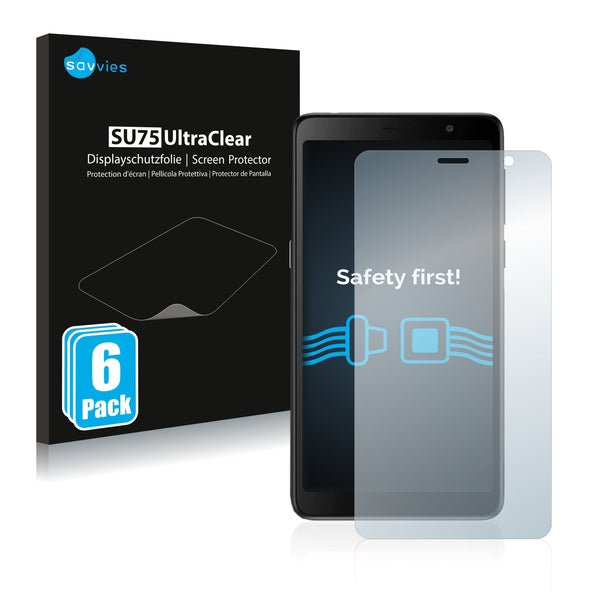 6x Savvies SU75 Screen Protector for TCL A30