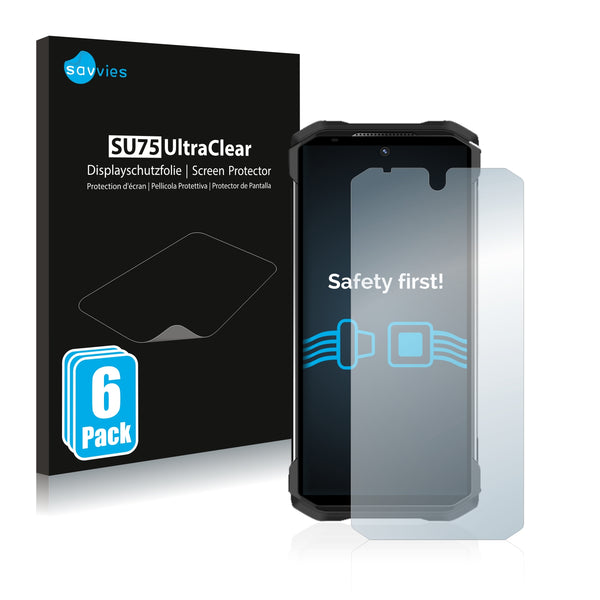 6x Savvies SU75 Screen Protector for Doogee S98